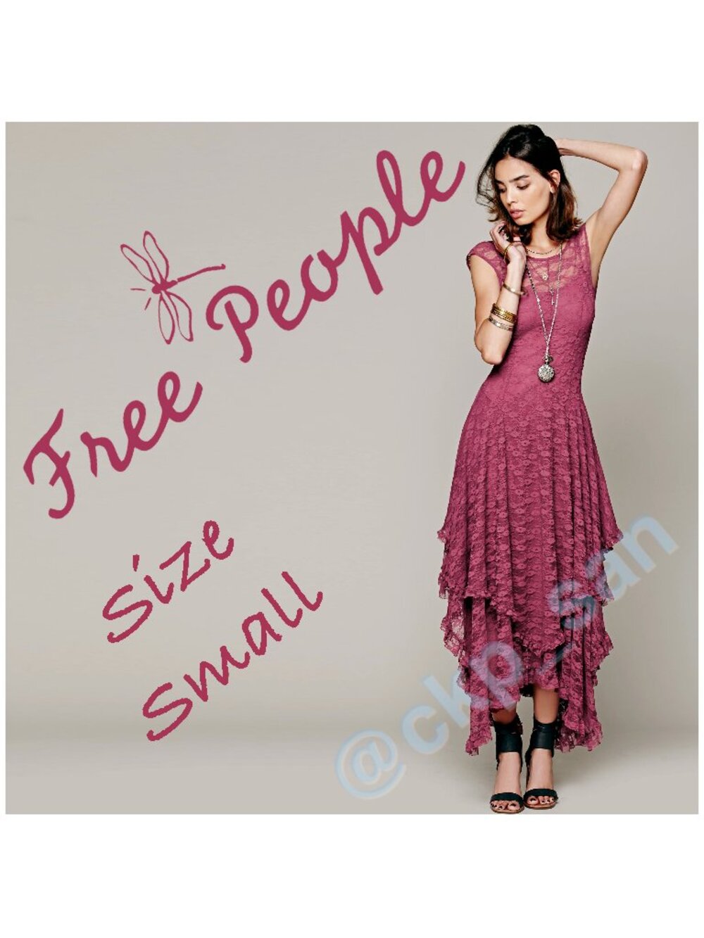 Free People French Courtship Slip Dress Sz S